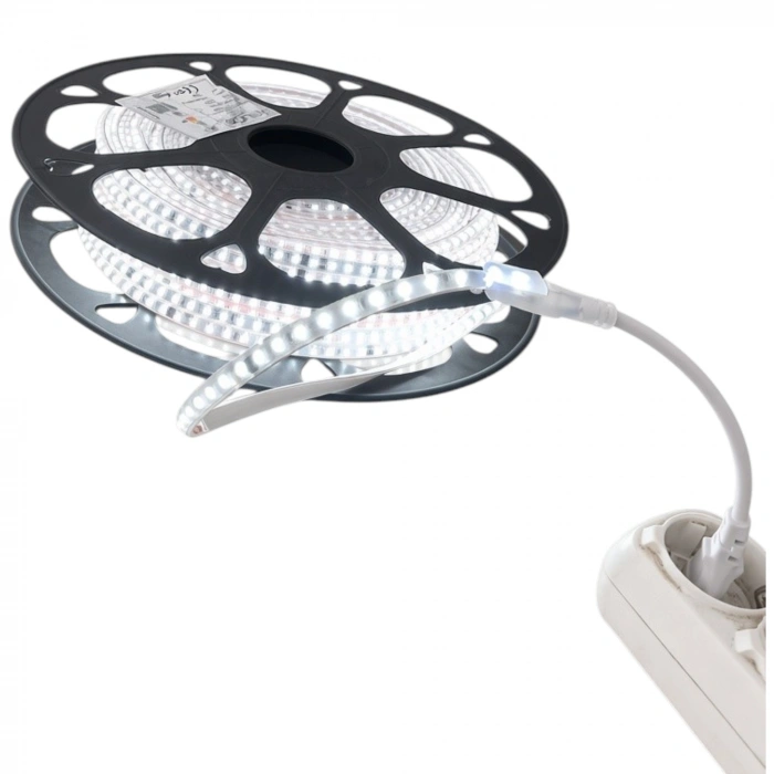 HELIOS HS 3259 220V 2835 Dış Mekân Silikonlu Şerit LED | IP68 | 120 LED/m | 50 Metre