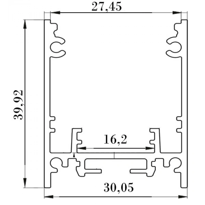 Linear Dekoratif Profil LM-LNR14 3040