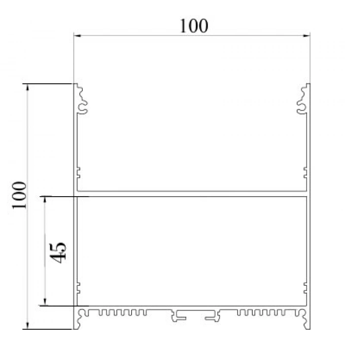 Linear Dekoratif Profil LM-LKS LNR23 100100