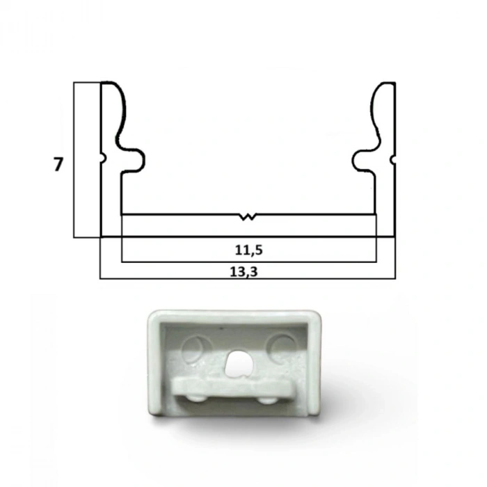 LM-LKS-MOB1307 LINEAR MOBILYA PROFIL