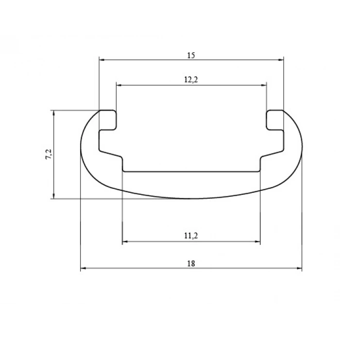 LM LNR AVZ1 1807Linear Avize Profil