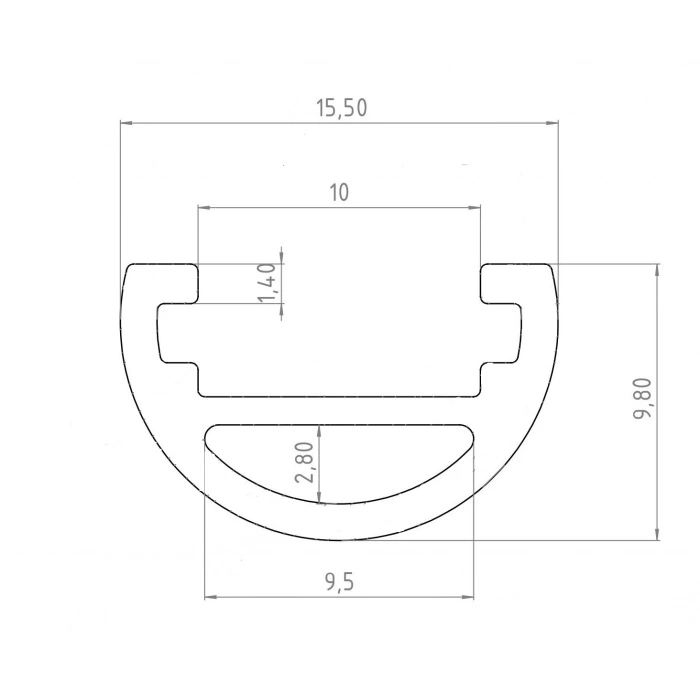 LM LNR AVZ2 1610 Linear Avize Profil