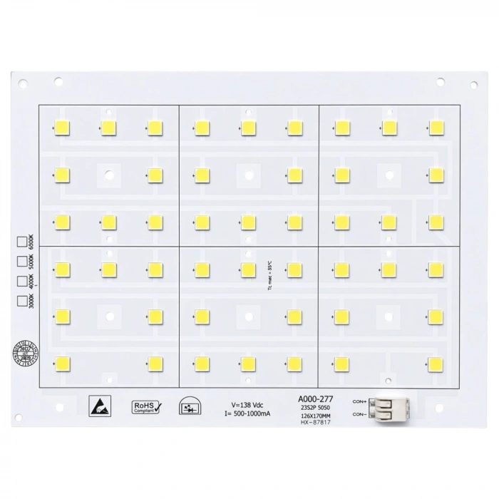 MDA000-277 100W 5050 6V 46 LED 8lİ Lensli Projektör LED PCB Modülü