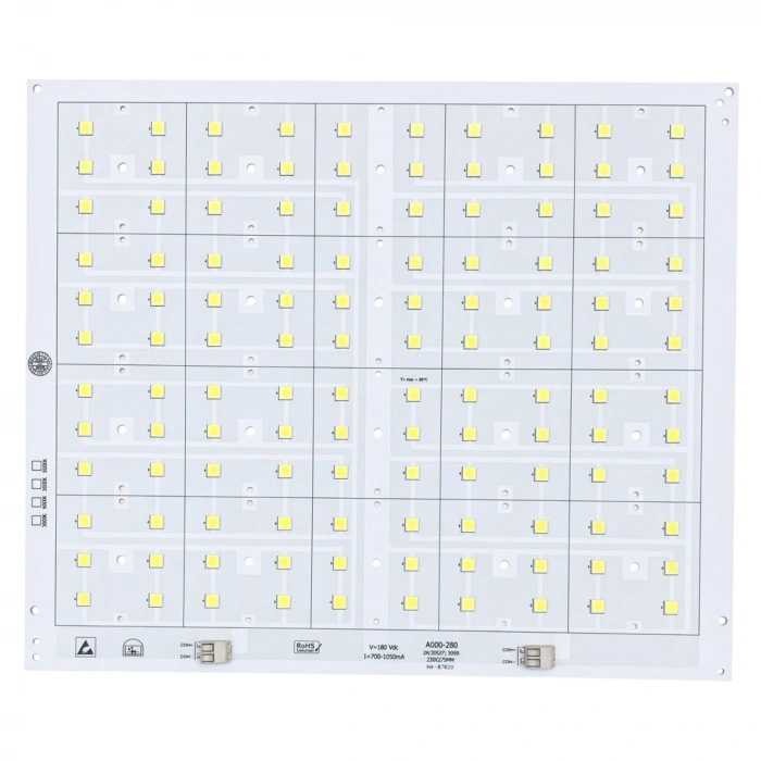 MDA000-280 300W 5050 6V 120 LED 6lı Lensli Projektör LED PCB Modülü