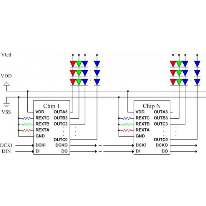 MY9221TE TSSOP-24 LED Driver IC (12 Kanal APDM)