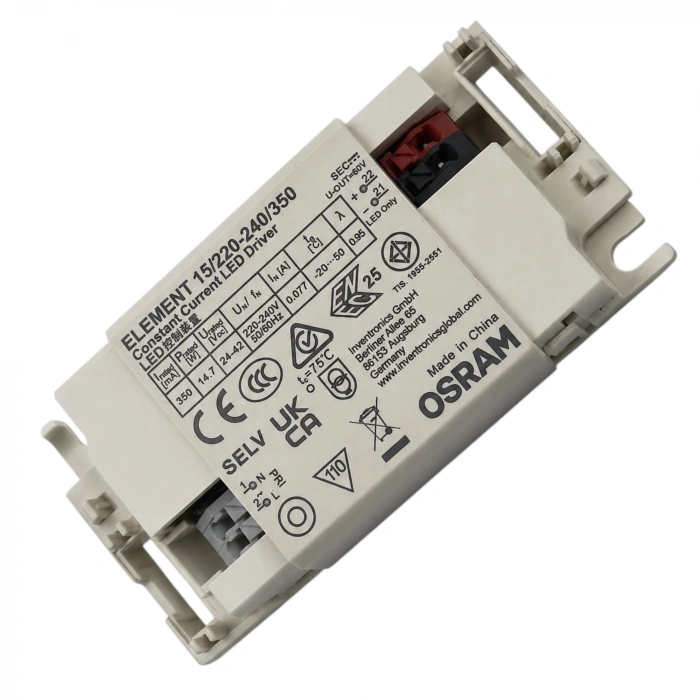 OSRAM ELEMENT 15/220-240/350 – 350 mA Sabit Akım LED Driver Teknik 