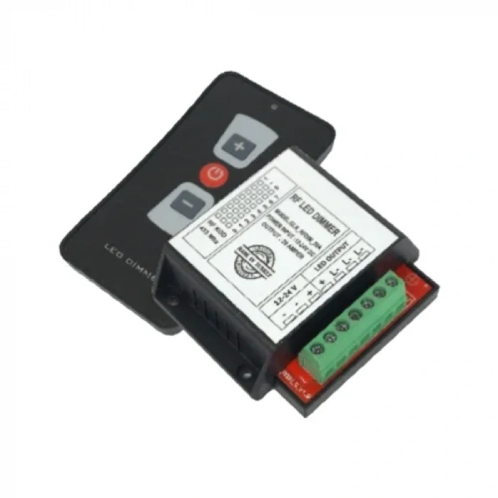 RF Dimmer Tek Kanal 20A 12-24V DC