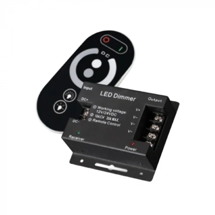 RF Dokunmatik Dimmer Tek Kanal 30A 12-24V DC