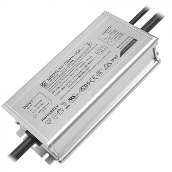 100 W SOSEN SS-100VH-56B 100W IP67 Sabit Akım LED Driver | 0-10V PWM