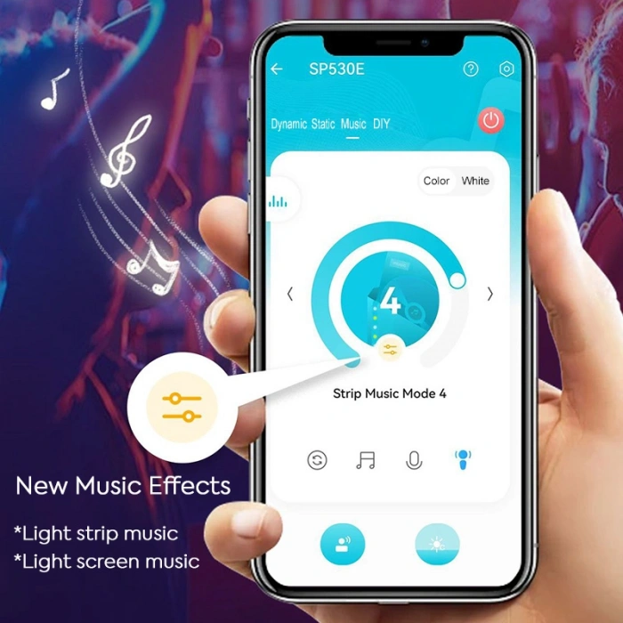 SP530E WiFi + Bluetooth Akıllı LED Kontrol Cihazı SPI & PWM | RGB / RGBW / RGB+CCT / CCT | 5-24V DC | Tuya Smart Destekli