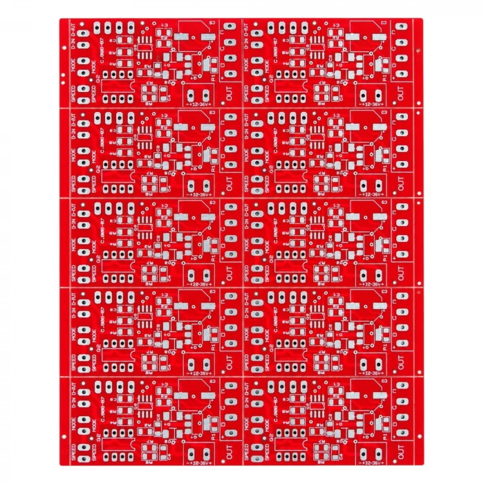 Tek Yüzlü FR-4 PCB | 1,0–1,6 mm | Özel Ölçü PCB Üretimi