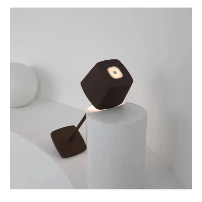 TRAPOWER LuxSeri Dokunmatik & Şarjlı Kablosuz Metal Masa Lambası