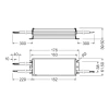 110W OSRAM ICUTRONIC IT DALI P7 LED Driver | IP67 | 0-10V / DALI / PWM Dimmable | 120-240V | 350-1050mA