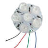 MDA.244-10 6W RGB Yuvarlak Power LED Modül | 12V 6 LED 70mm Alüminyum PCB Havuz ve Fıskiye LED Aydınlatma