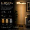 Elipsera LED Lambader | 22W 1792LM Modern Elips Tasarım, Üstü Kavisli