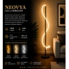 Neovya LED Lambader | 34W 2688LM Modern Dalgalı Neon Tasarım