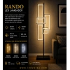 Rando LED Lambader | 100W 8000LM Modern 5 Rastgele Dikdörtgen Tasarım