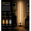 Recta LED Lambader | 57W 4536LM Modern Uzunlamasına Dikdörtgen Tasarım