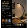 LUNARIS Masa Lambası | 10W 800 LM Modern Ay Tasarım Masa Lambası
