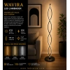 Wavira LED Lambader | 59W 4752LM Modern Çift Dalga Açık Tasarım