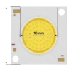 C1919-015-1003 COB LED 15W 5700K 31V 0.45A Ra70 SemiLEDs Bakır Tabanlı
