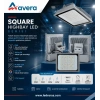 Fora Square Highbay LED Armatür 150 lm/W IP66Endüstriyel LED Aydınlatma Serisi