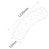 AY BAHÇE KASA IP65 | 220×53 mm | Oval Segment LED Armatür Kasası | 12 LED Yuvası