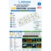Çift Sıra Wallwasher & Sokak Armatürü 36W Profesyonel LED Board | 12×5050 6V LED | 45×148 mm Alüminyum PCB