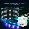 SP530E WiFi + Bluetooth Akıllı LED Kontrol Cihazı SPI & PWM | RGB / RGBW / RGB+CCT / CCT | 5-24V DC | Tuya Smart Destekli