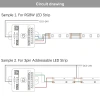 SP630E Bluetooth SPI & PWM Akıllı LED Kontrol Cihazı 5-24V DC | SPI + 5CH PWM | RGB / RGBW / RGBCCT / CCT | Müzik Senkronizasyonu