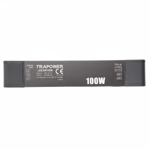 100 Watt TRA5100 Ultra Slim Çift Çıkış 12V-24V Sabit Voltaj LED Sürücü