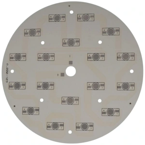 18 LED EMITTER TEK RENK ALUMINYUM PCB A.000-109