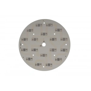 18 LED EMITTER TEK RENK ALUMINYUM PCB A.000-109