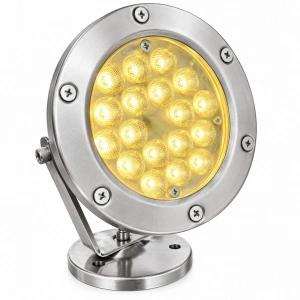 18W IP65 Premium Paslanmaz LED Bahçe Spot Armatür | LM INOX 18 PRO VENT