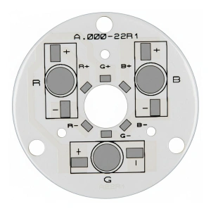 3 LED EMITTER RGB ALUMINYUM PCB A.000-22R1