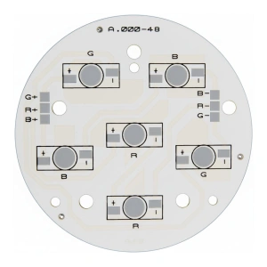 6 LED EMITTER RGB ALUMINYUM PCB A.000-48