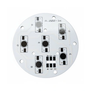 6 UP 1 MIDDLE RGB ROUND PCB A000-34