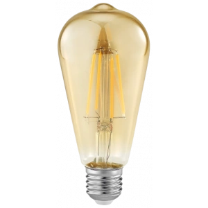 HELIOS HS 2088 6W Rustik LED Ampul Armut Amber