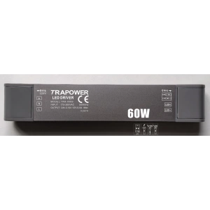 60 Watt TRA5060 Ultra Slim Çift Çıkış 12V-24V Sabit Voltaj LED Sürücü