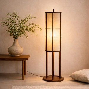 Akari Soft Beyaz Zemin Lambası