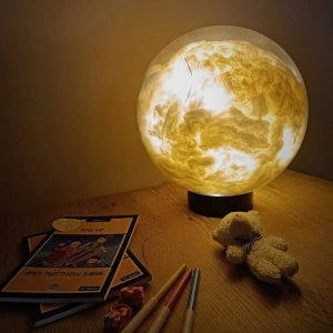 Cloud El Yapımı Cam & Fiber Masa Lambası