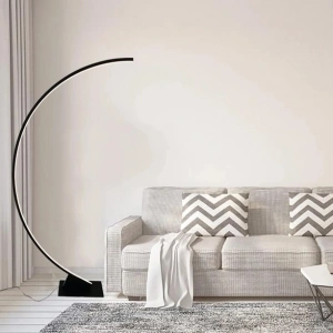 Crescenta Moon LED Lambader | 49W 3888LM Modern Yarım Ay Tasarım