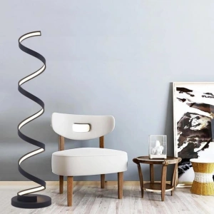 Spira LED Lambader | 63W 5040LM Modern Yukarı Kıvrılan Tasarım