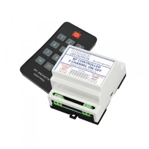 RF Aç/Kapa Kontrol Cihazı 3 Kanal 3x3A 12-24V DC