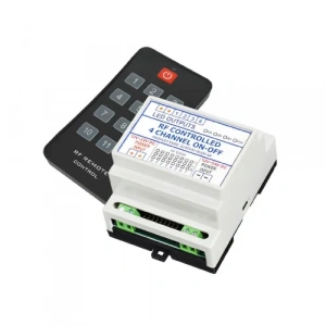 RF Aç/Kapa Kontrol Cihazı 4 Kanal 4x3A 12-24V DC