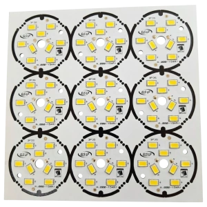 Sabit Akım 5630 LED Modül 9 LED 9V 350mA/500mA Ø44mm | Semileds MDA000-154