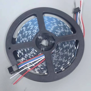 Ledronics Premium 24V RGB Pixel 60 LED/m 14.4W IP20 Çift Data 5050 Adreslenebilir LED Şerit (5 metre)