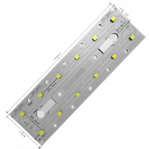 Çift Sıra Wallwasher & Sokak Armatürü LED Modül 45x148 mm 12W 12x 3030 Mid Power LED MCPCB – MDA000-245