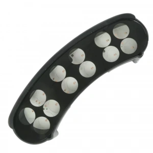 AY BAHÇE KASA IP65 | 220×53 mm | Oval Segment LED Armatür Kasası | 12 LED Yuvası