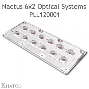 LEDVARSA KATHOD PLL120001-60 | 12li 60° PMMA TIR LED Lens Modülü | 6x2 Optik